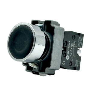 VAUX PUSH BUTTON METAL BLACK